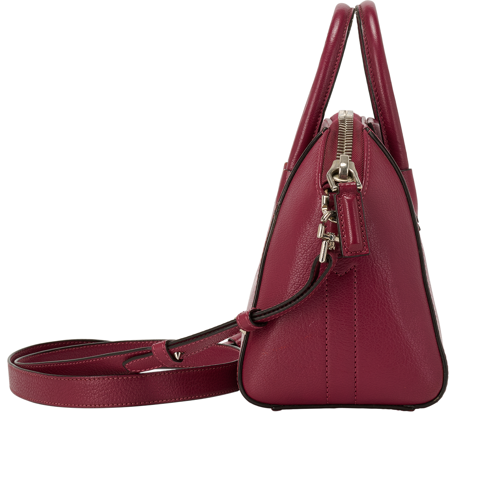 Mini Antigona, &pound;350, Handbags, Pink, Leather, Side view